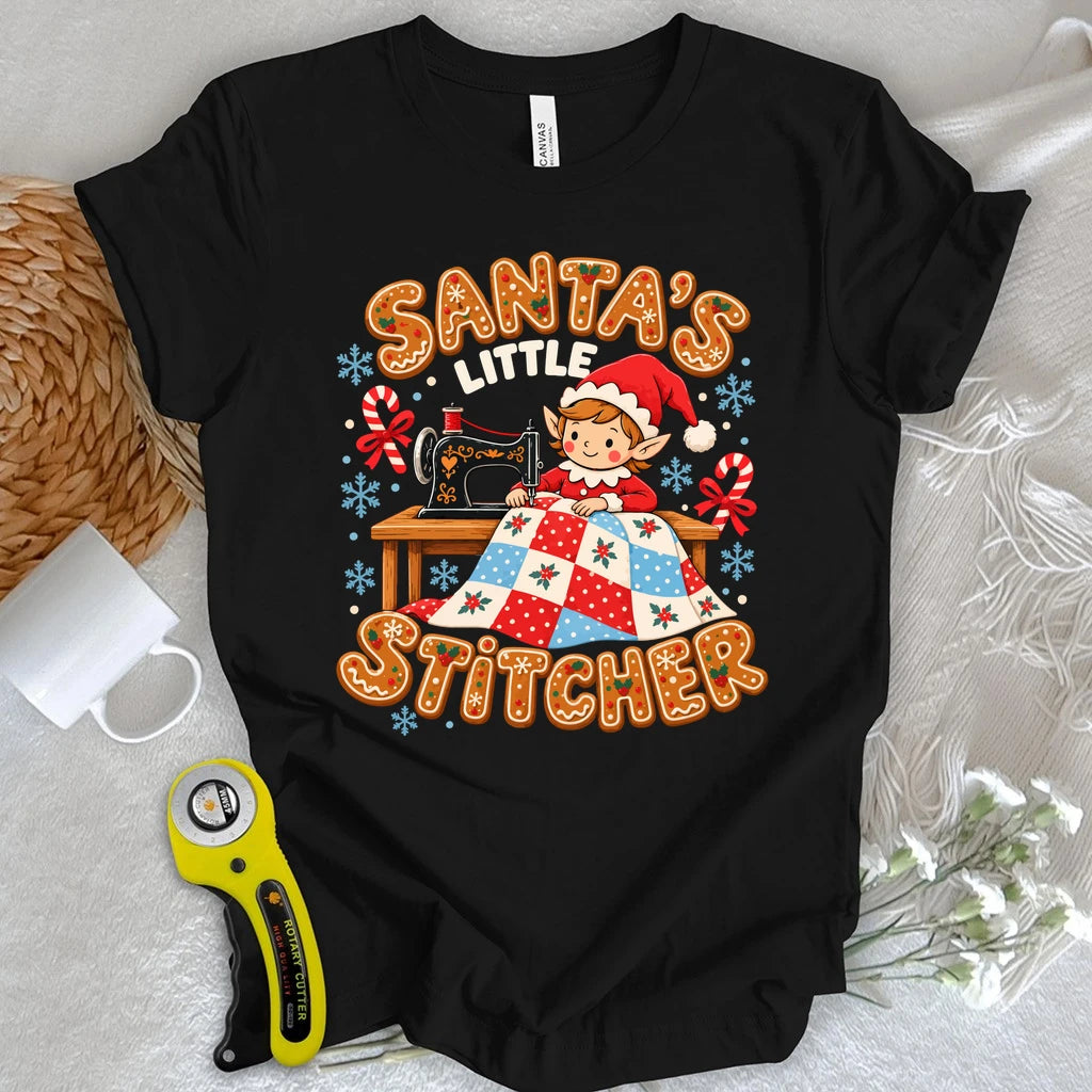 Santa’s Little Stitcher T-shirt