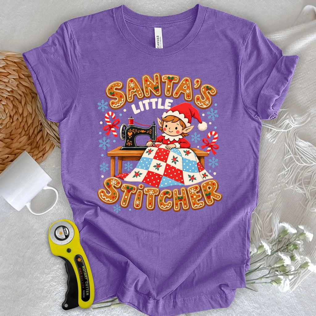 Santa’s Little Stitcher T-shirt