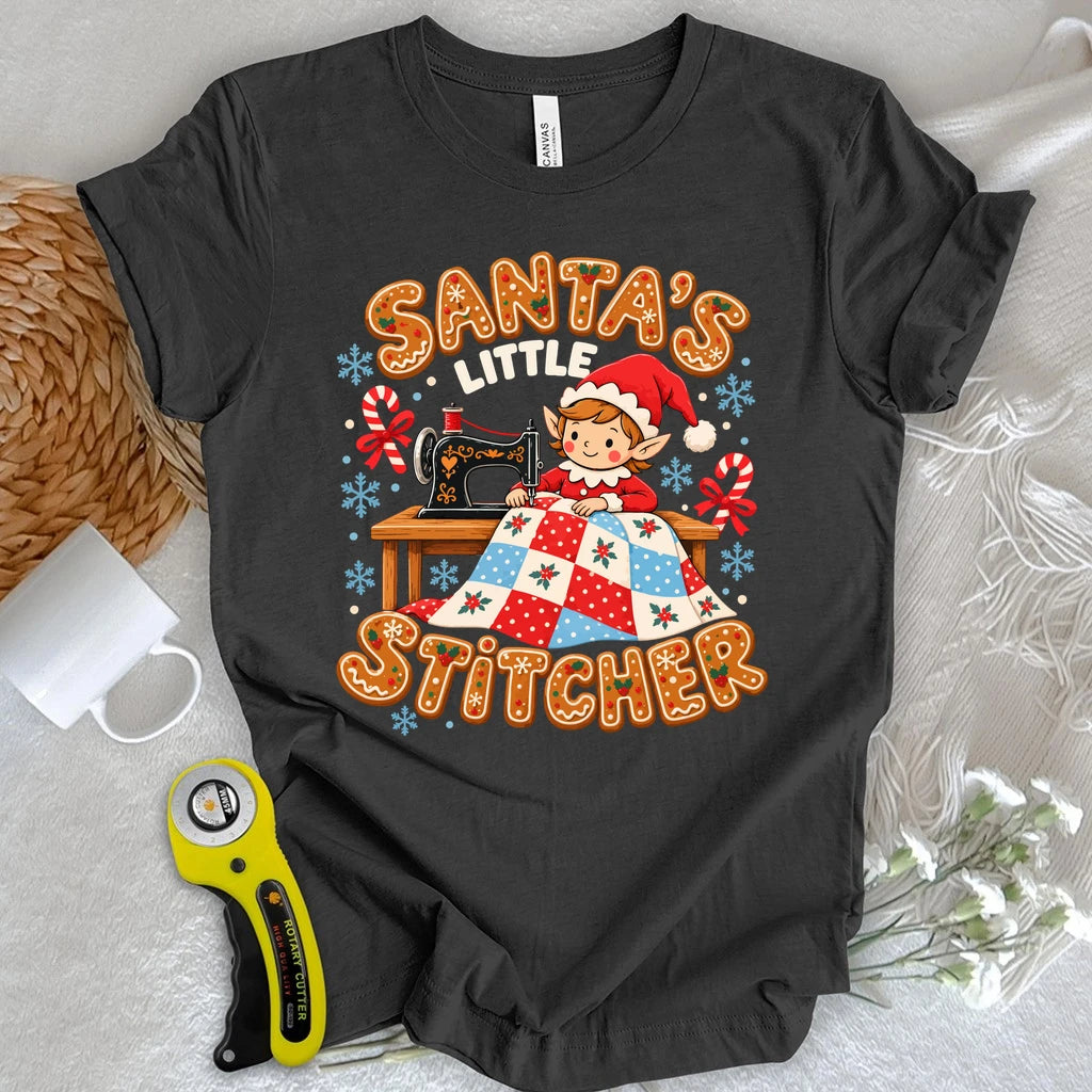 Santa’s Little Stitcher T-shirt