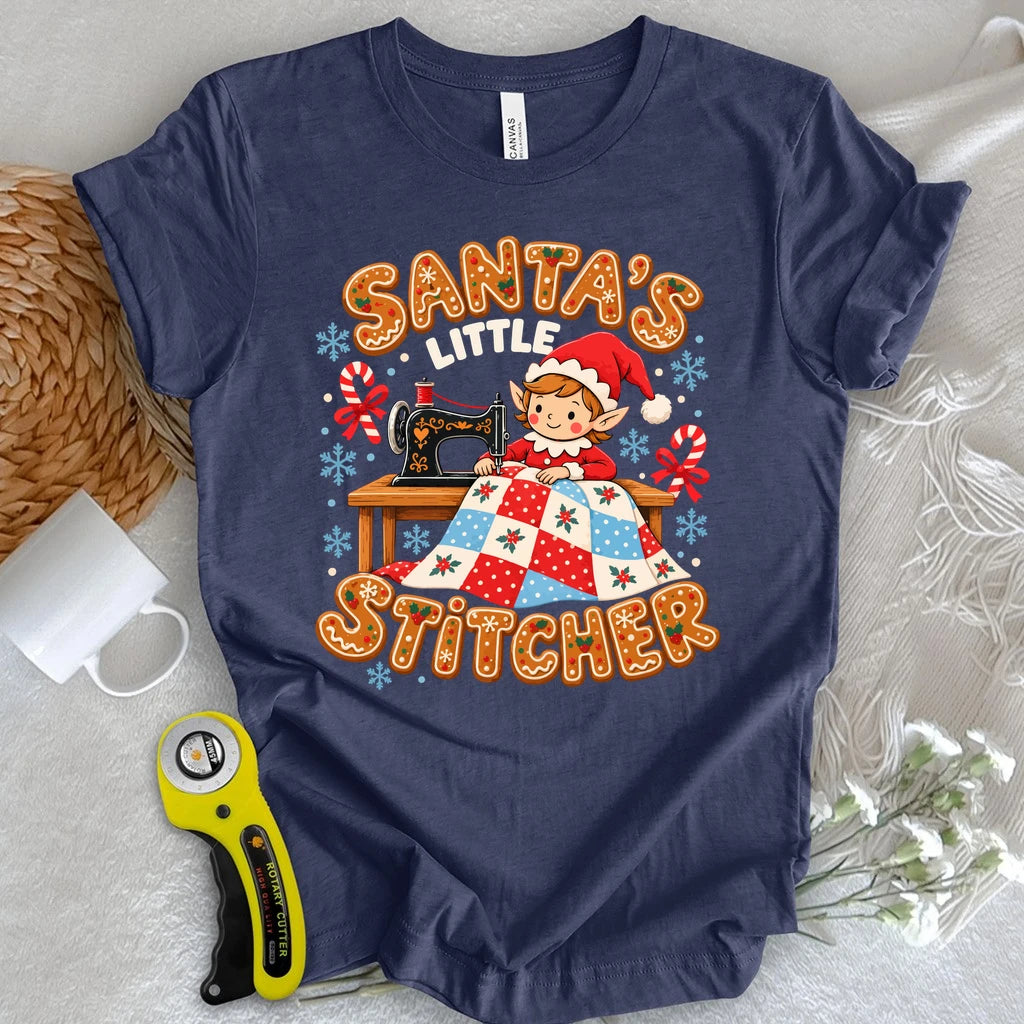 Santa’s Little Stitcher T-shirt