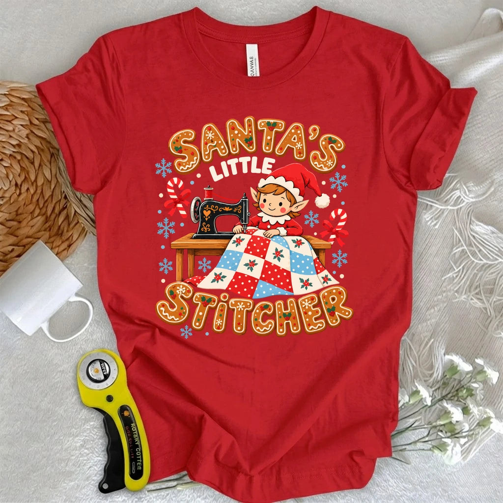 Santa’s Little Stitcher T-shirt