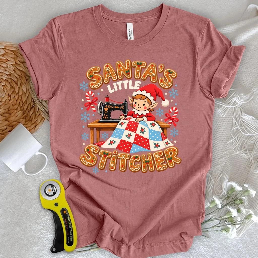 Santa’s Little Stitcher T-shirt