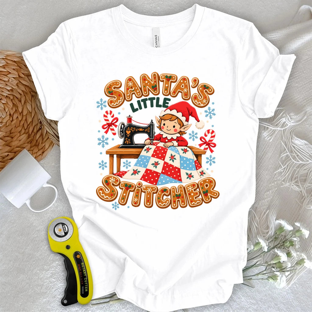 Santa’s Little Stitcher T-shirt