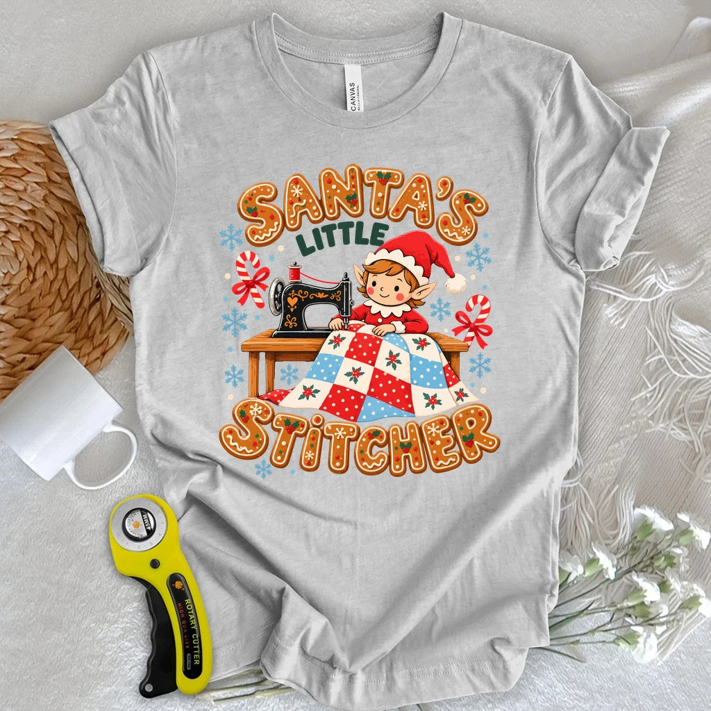 Santa’s Little Stitcher T-shirt