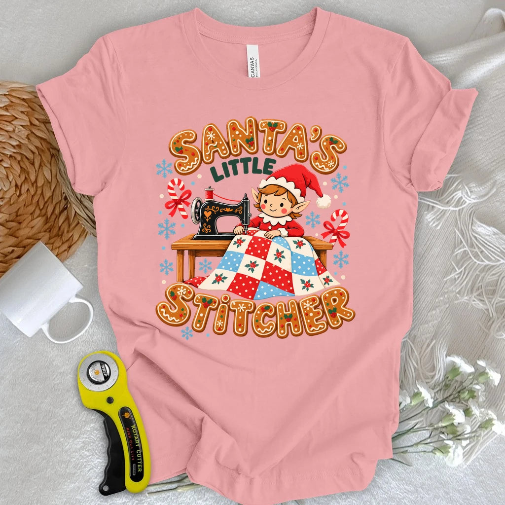 Santa’s Little Stitcher T-shirt