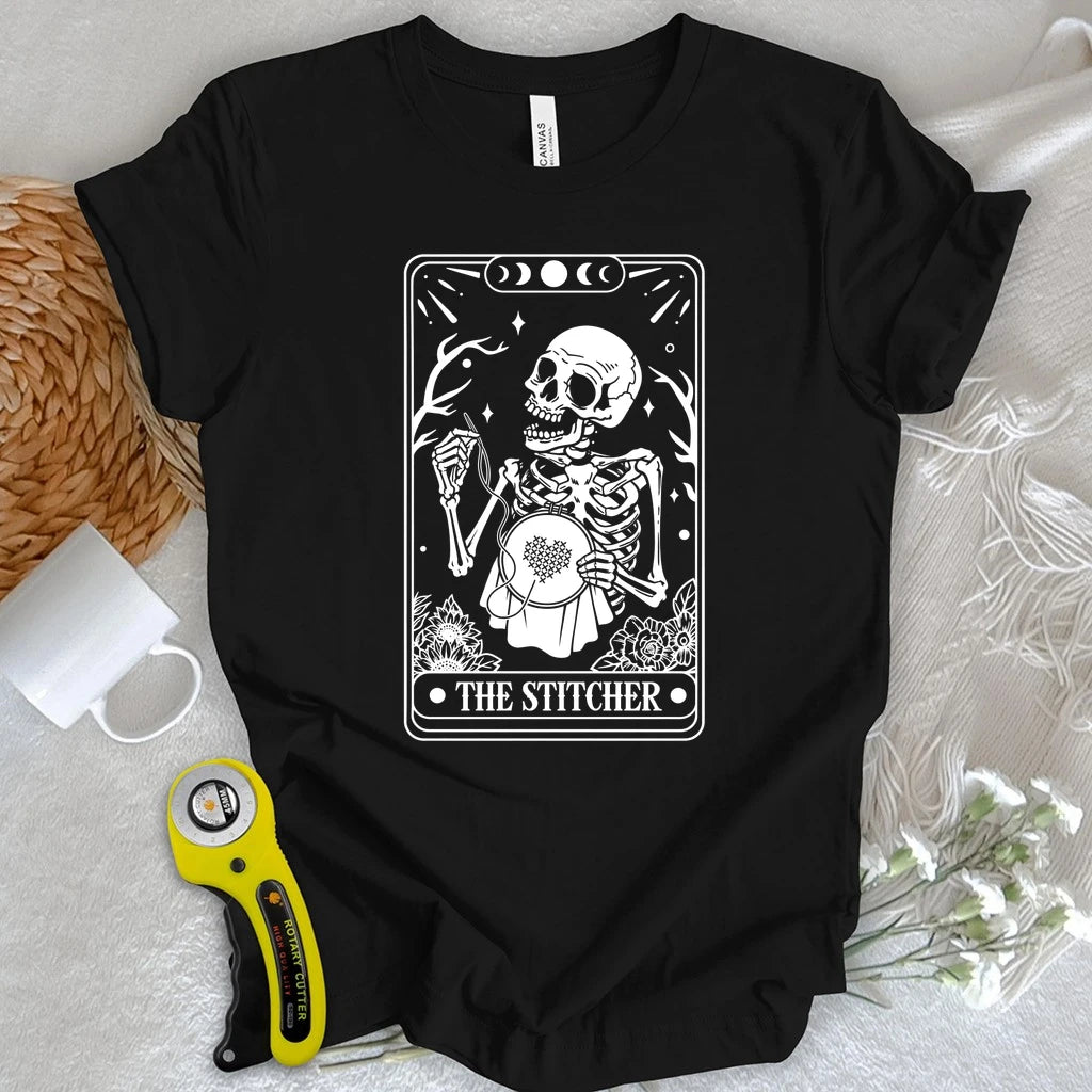 Stitcher Tarot Card T-shirt