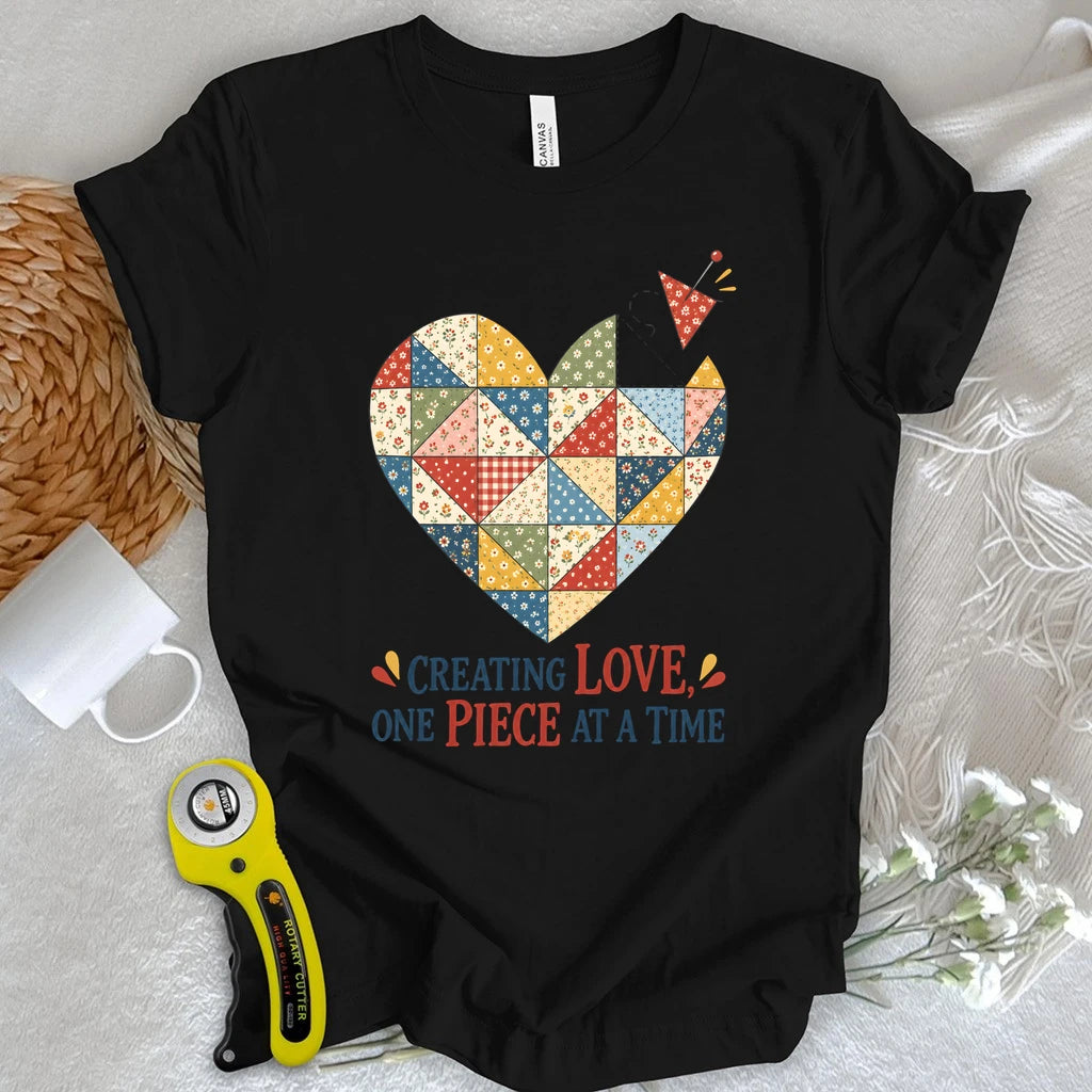 Creating Love, One Piece At A Time T-shirt