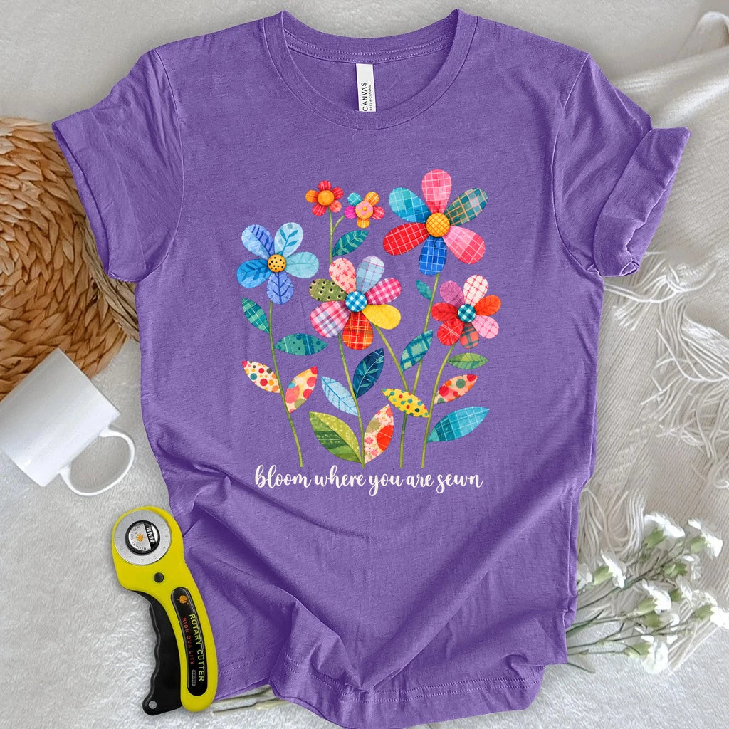 Bloom Where You Are Sewn T-shirt