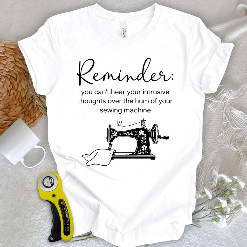 Sewing Machine Therapy T-shirt