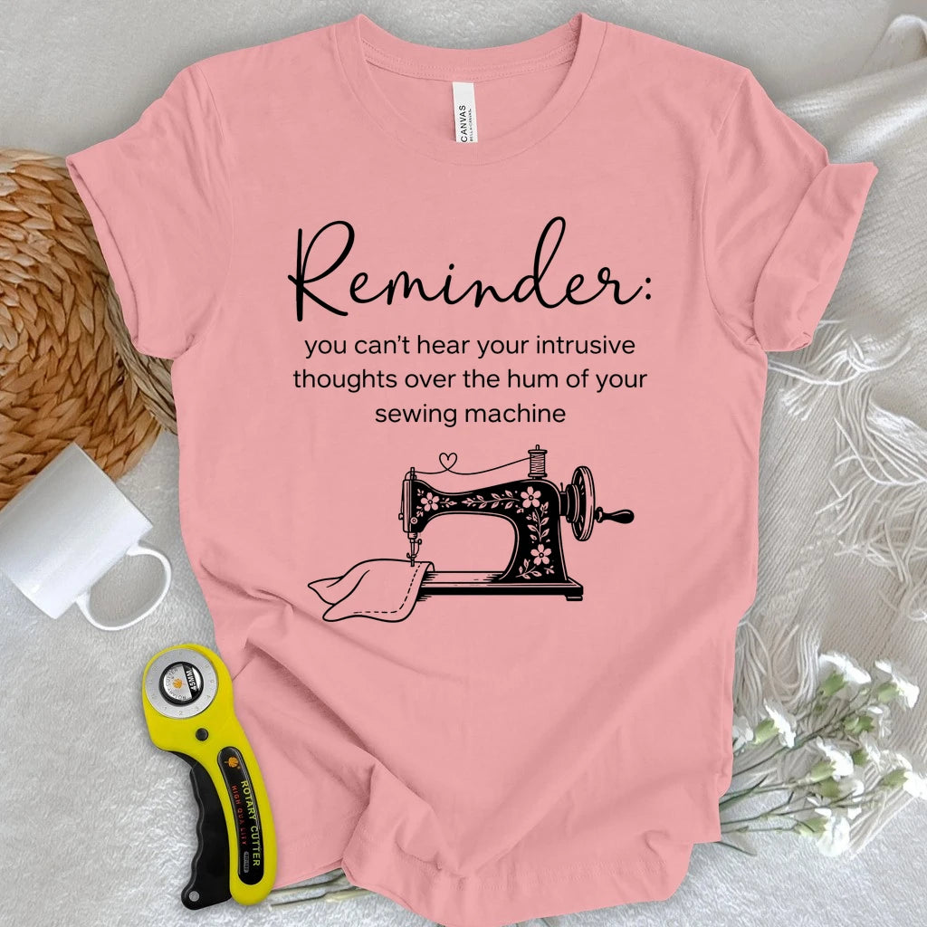 Sewing Machine Therapy T-shirt