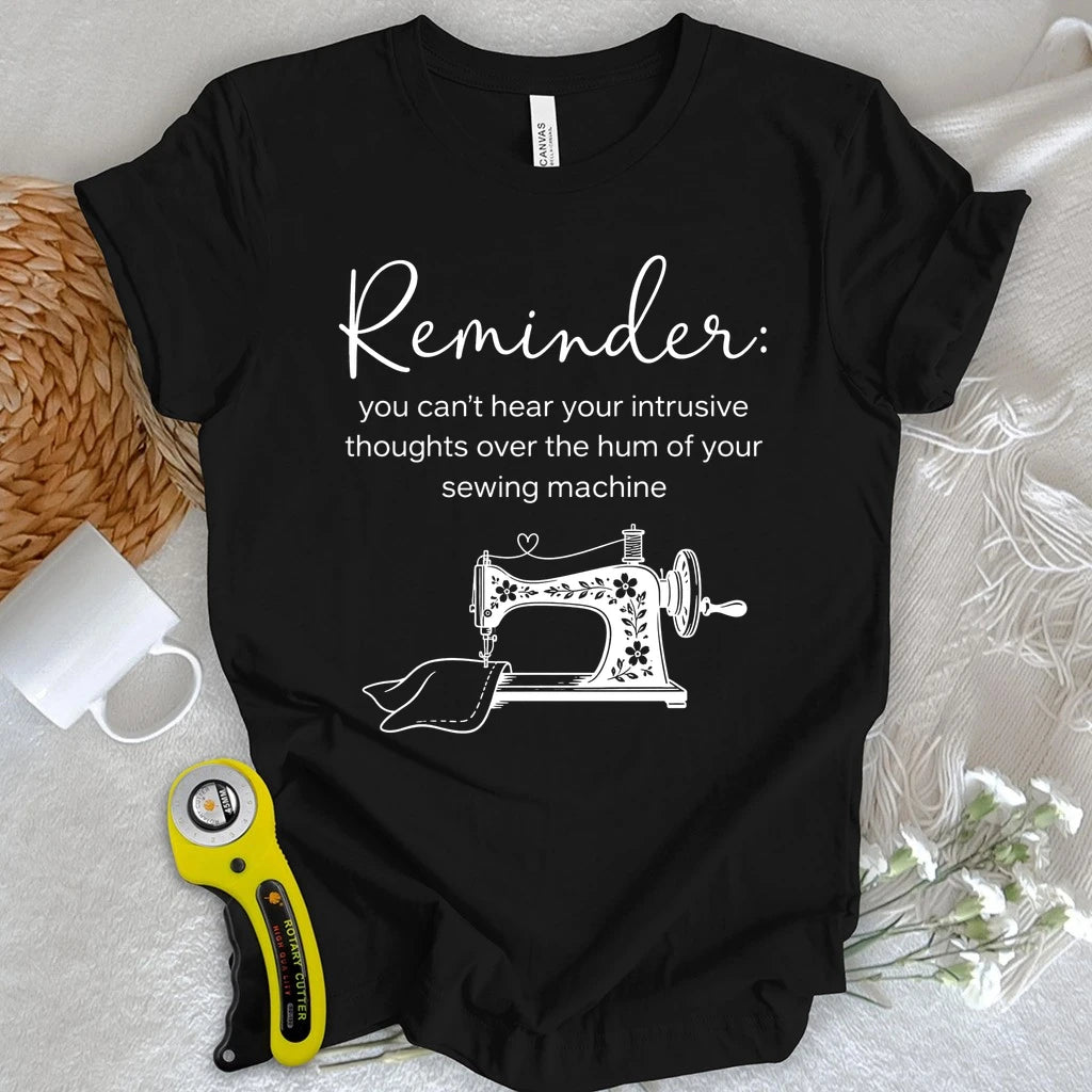 Sewing Machine Therapy T-shirt
