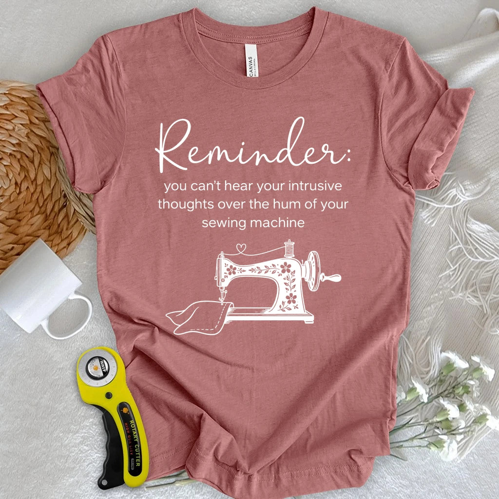 Sewing Machine Therapy T-shirt