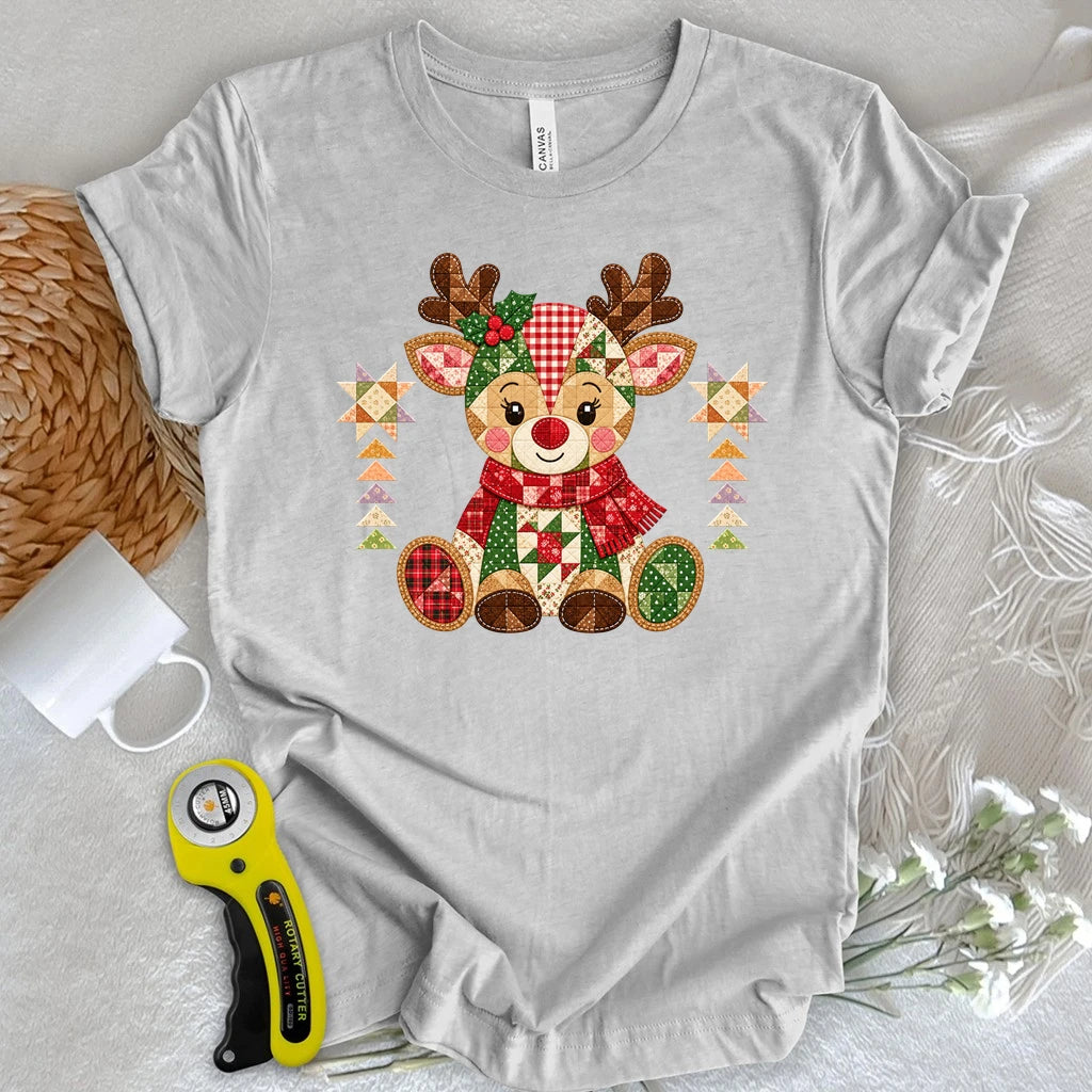 Rudolph’s Patchwork Christmas T-shirt