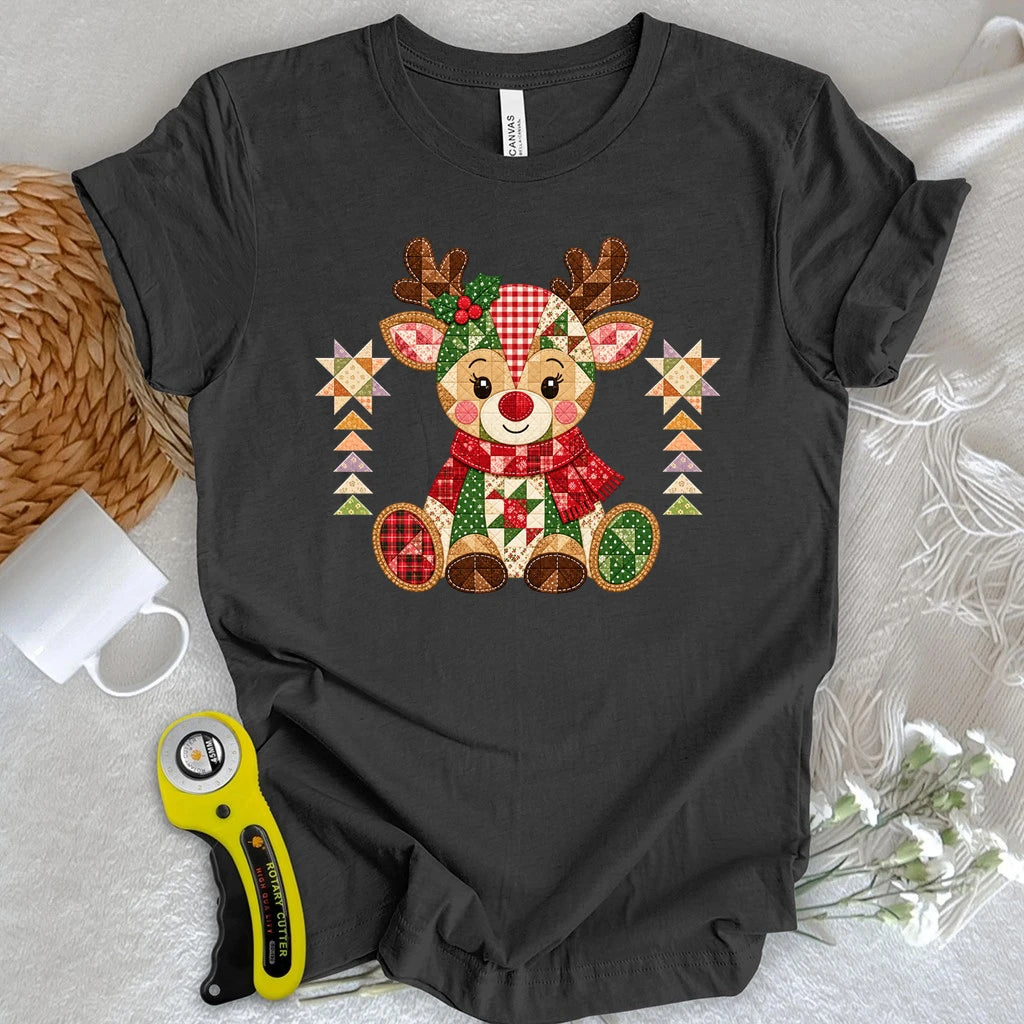 Rudolph’s Patchwork Christmas T-shirt