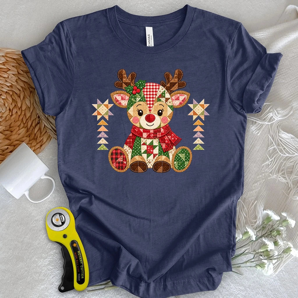 Rudolph’s Patchwork Christmas T-shirt