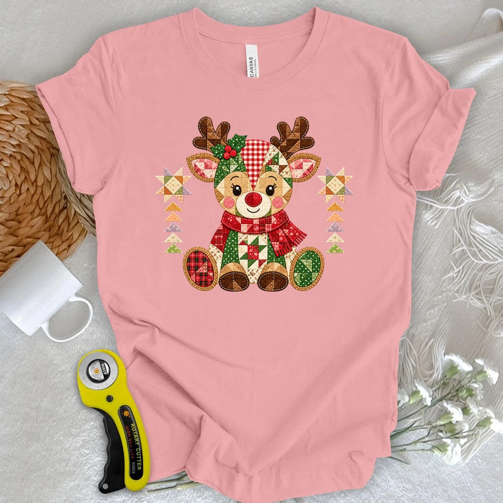 Rudolph’s Patchwork Christmas T-shirt