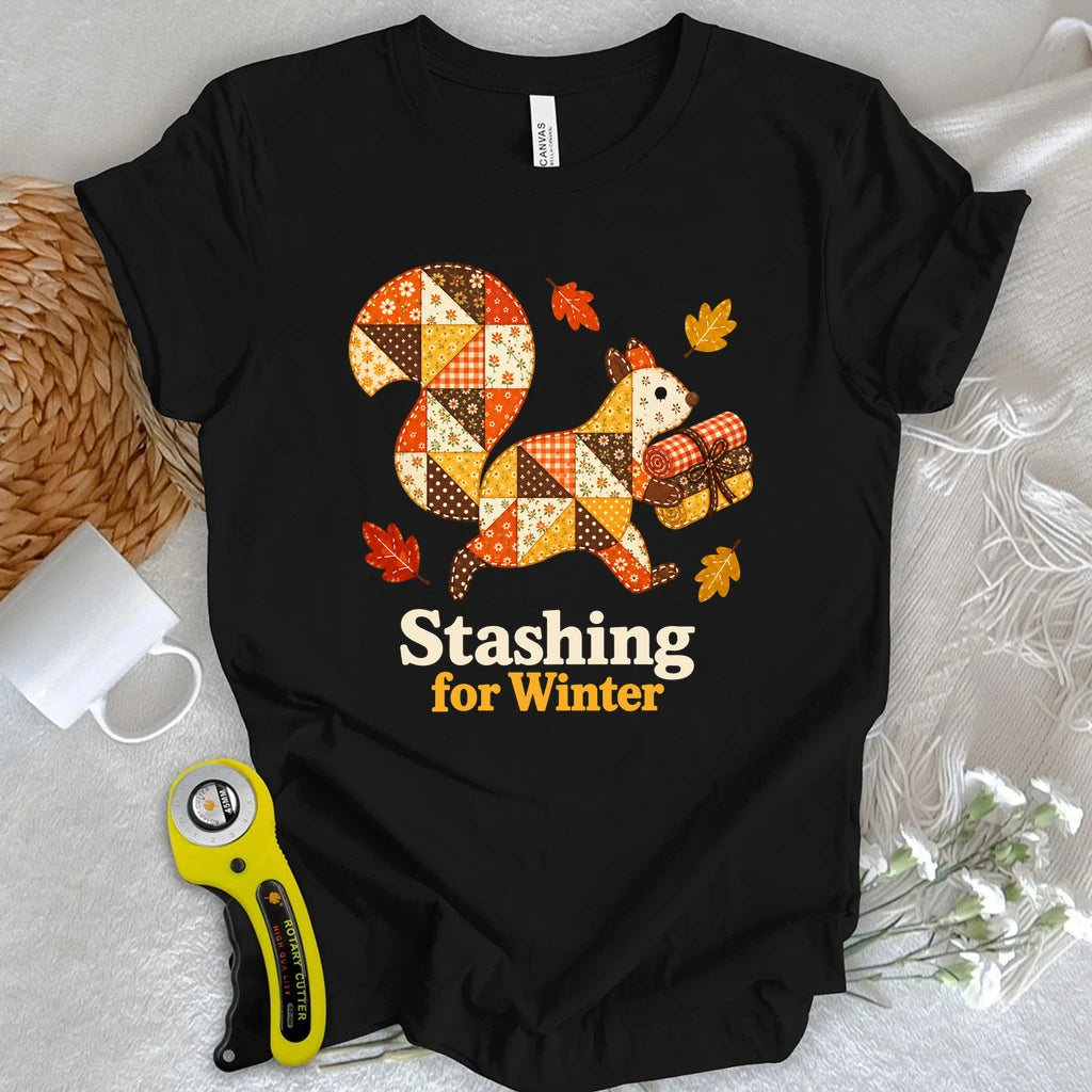 Stashing for Winter T-shirt