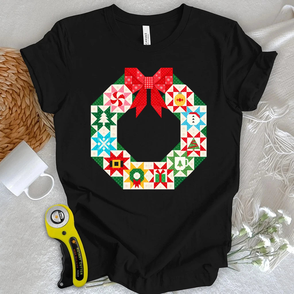 A Wreath of Christmas Wishes T-shirt
