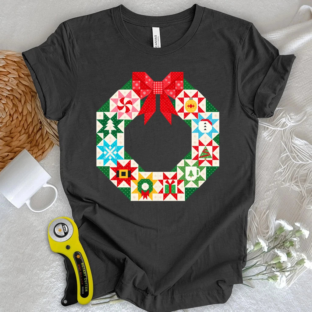 A Wreath of Christmas Wishes T-shirt