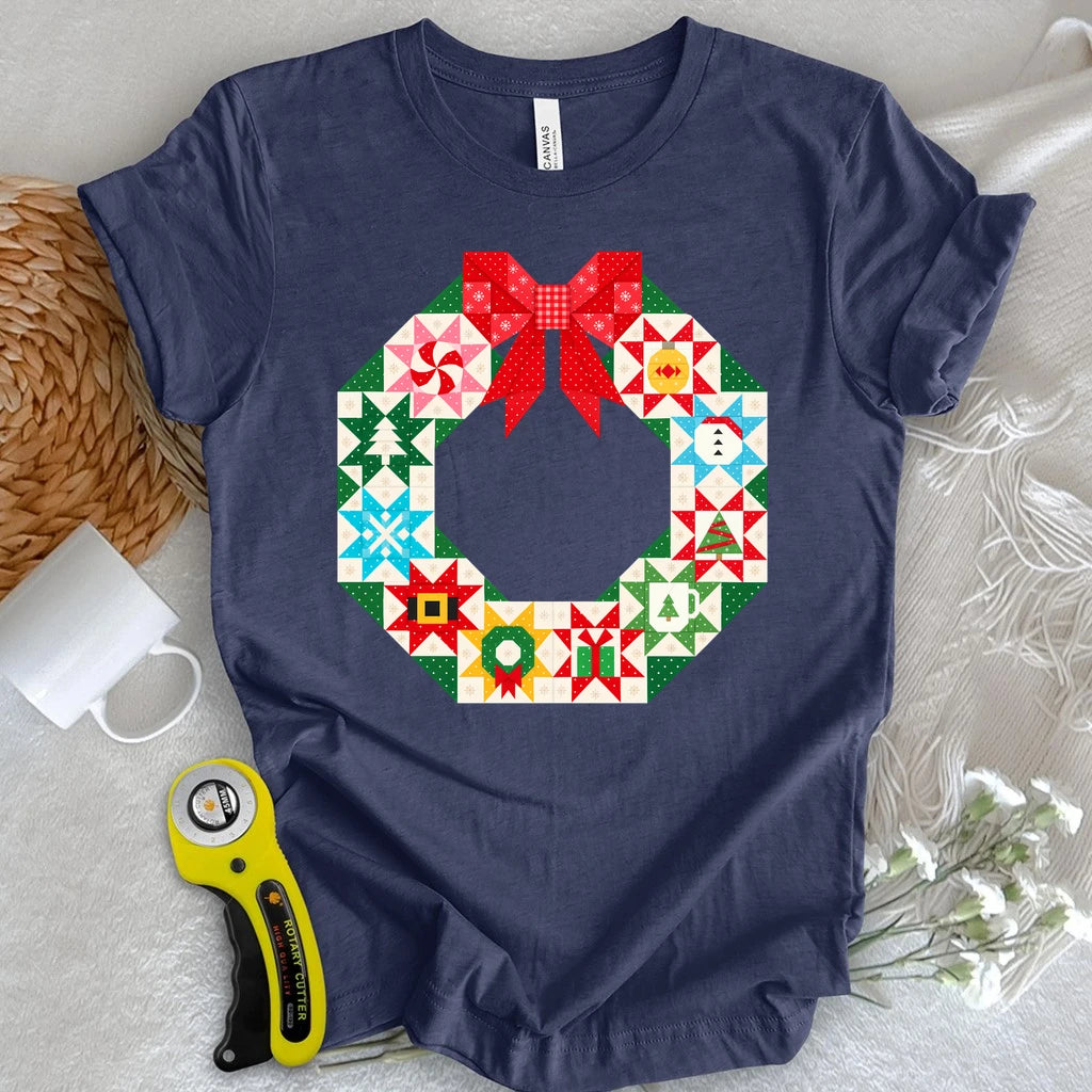 A Wreath of Christmas Wishes T-shirt