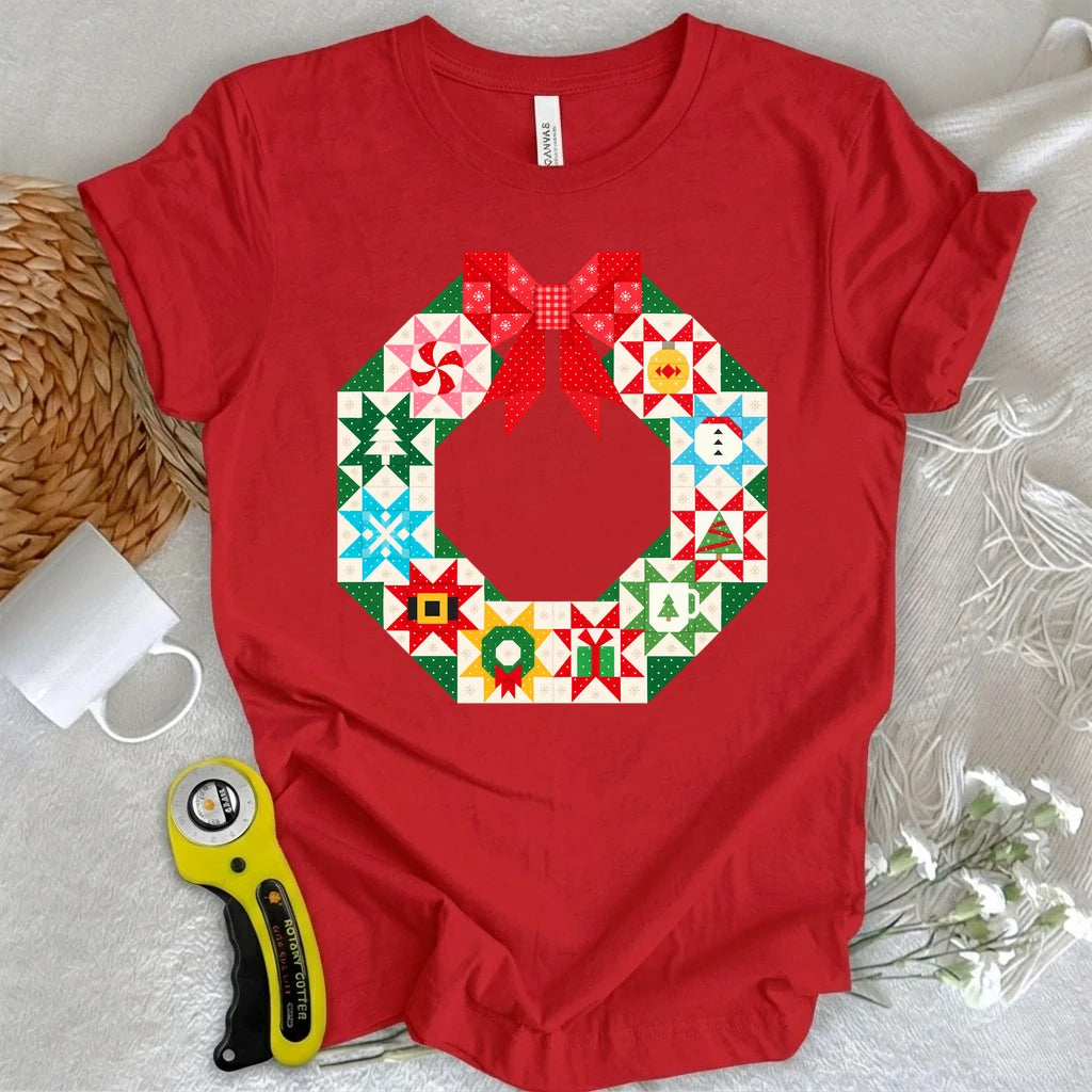 A Wreath of Christmas Wishes T-shirt
