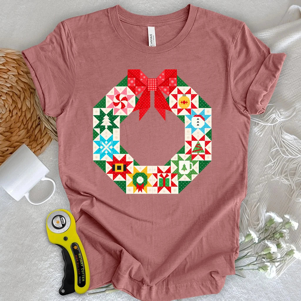 A Wreath of Christmas Wishes T-shirt