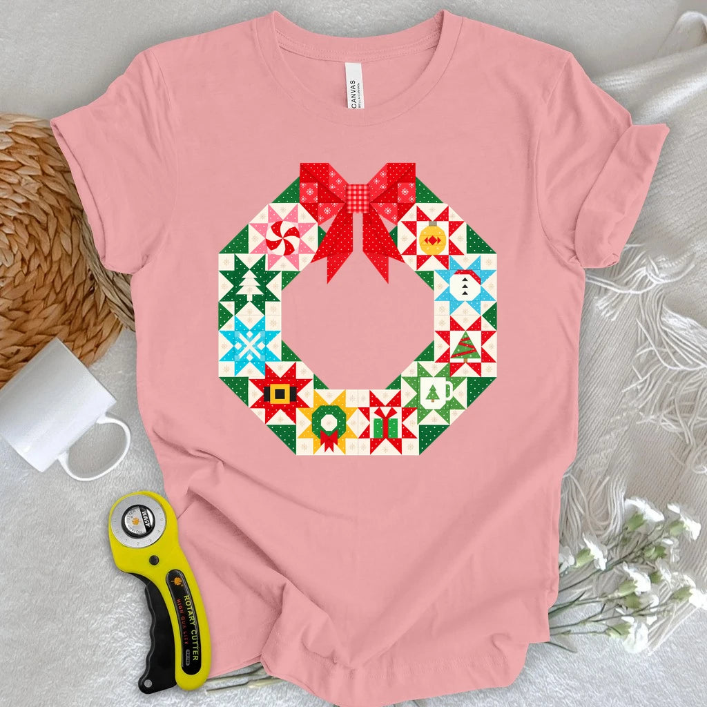 A Wreath of Christmas Wishes T-shirt