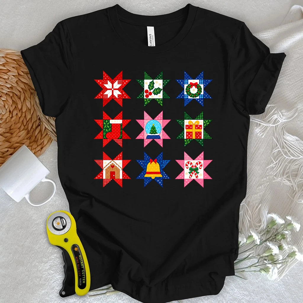 Festive Quilt Star T-shirt