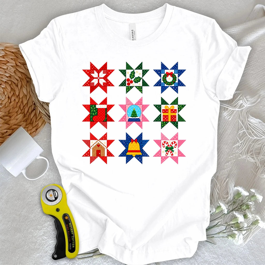 Festive Quilt Star T-shirt