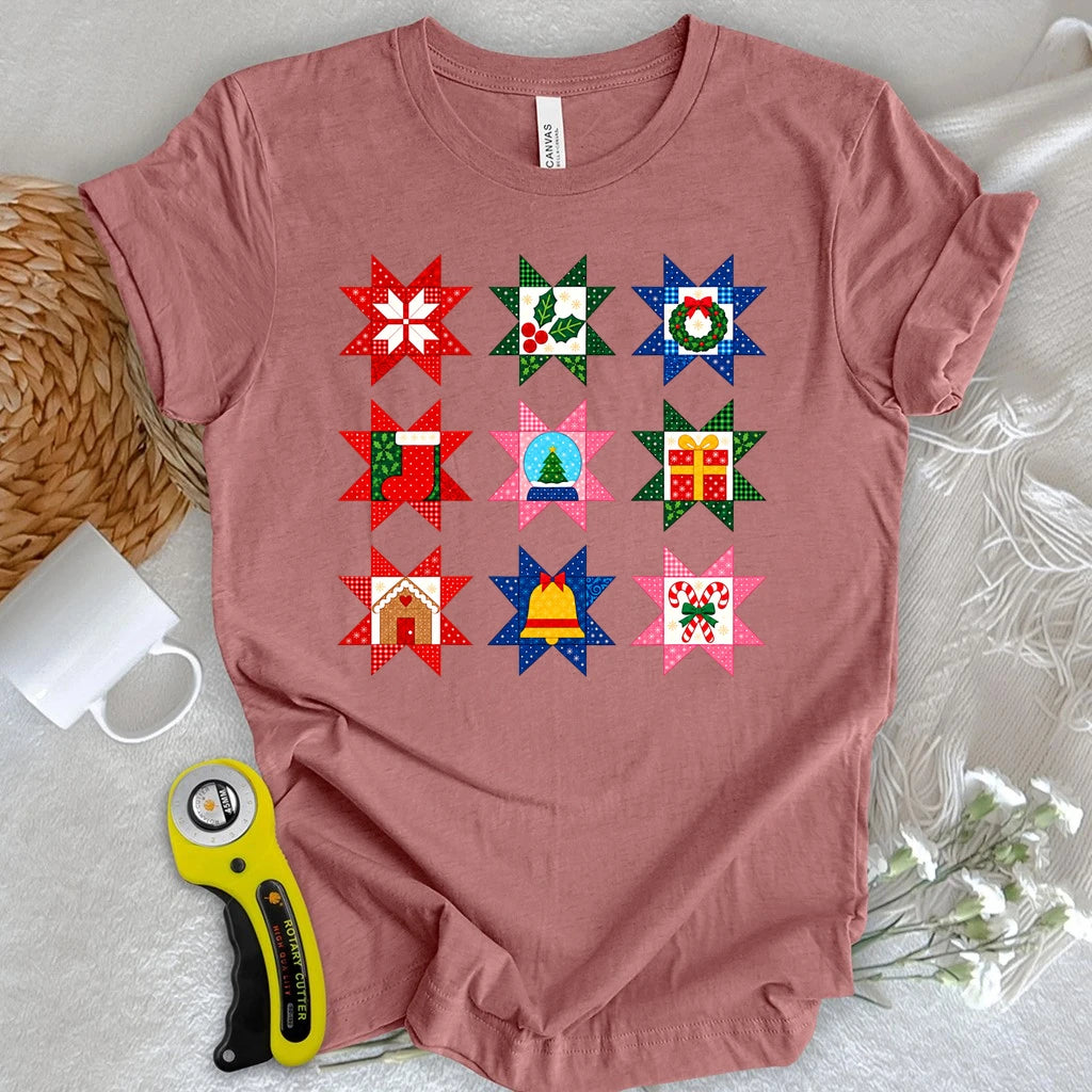 Festive Quilt Star T-shirt