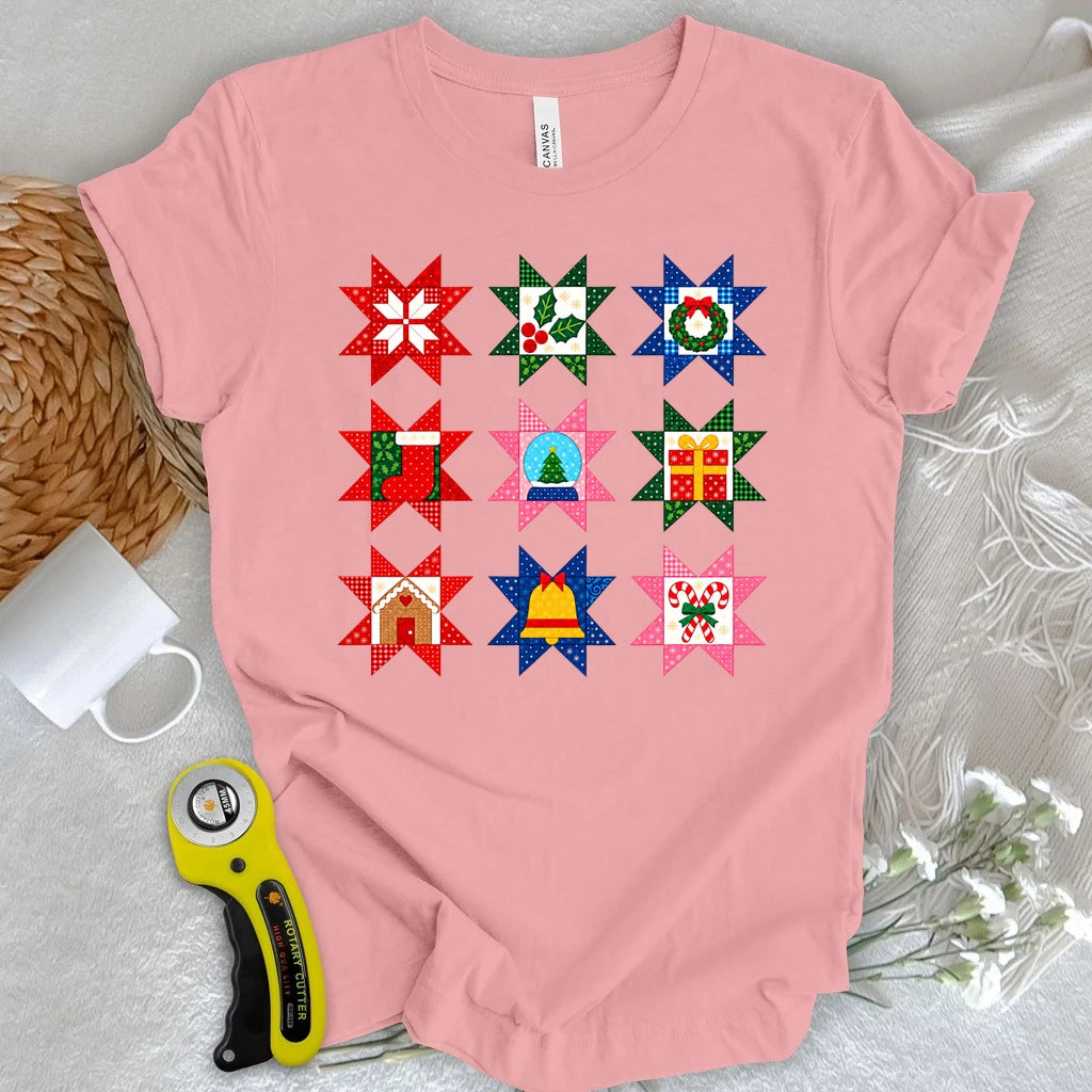 Festive Quilt Star T-shirt