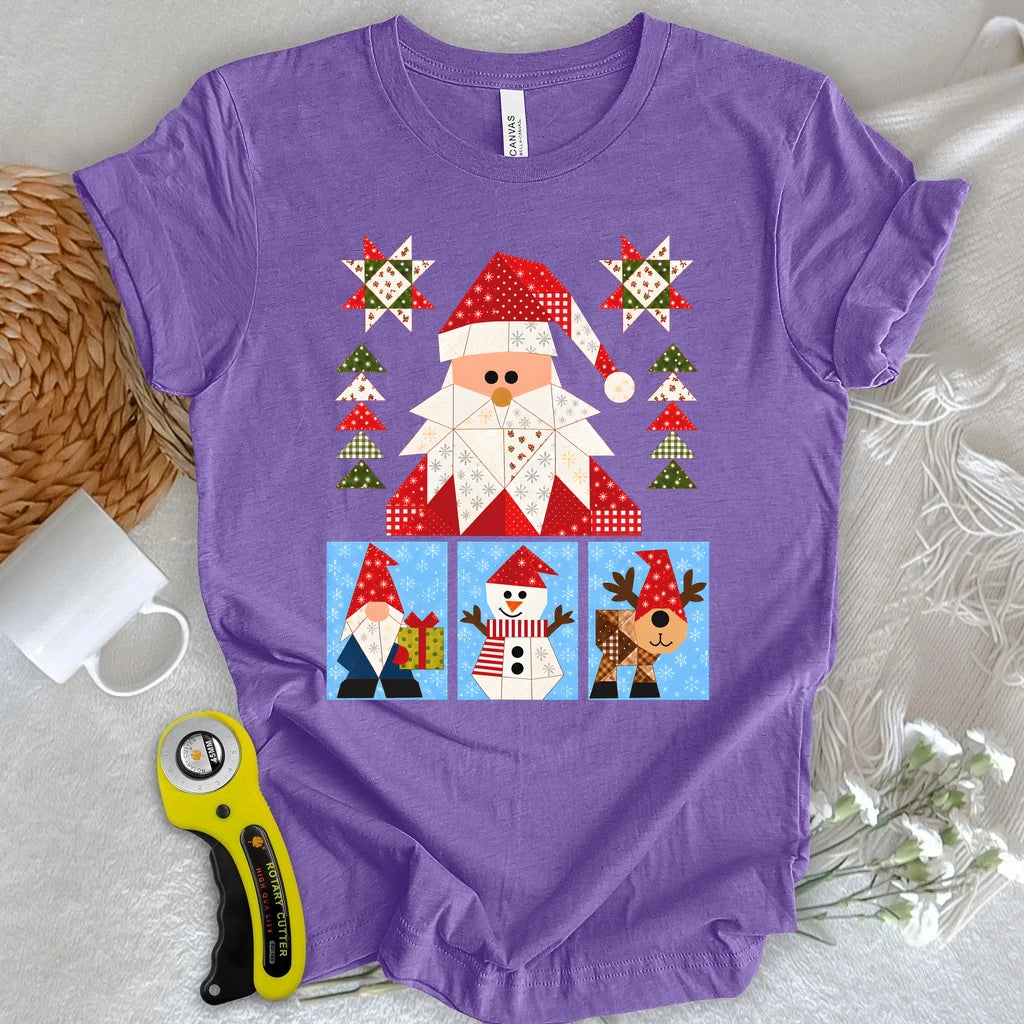 Santa’s Patchwork Parade T-shirt
