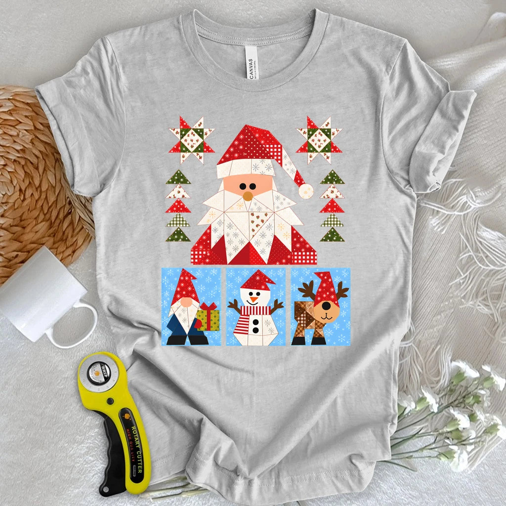 Santa’s Patchwork Parade T-shirt