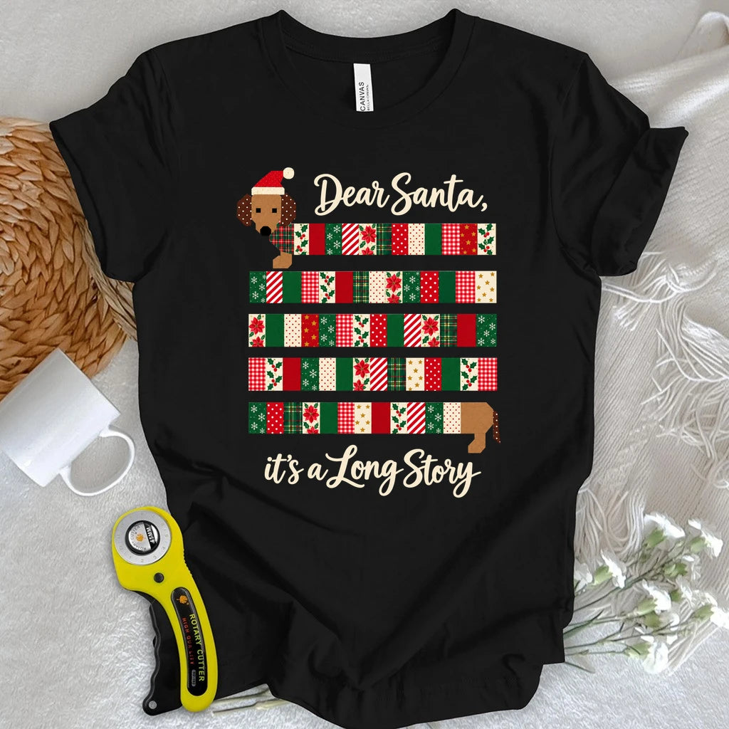 Dachshund Christmas Story T-shirt