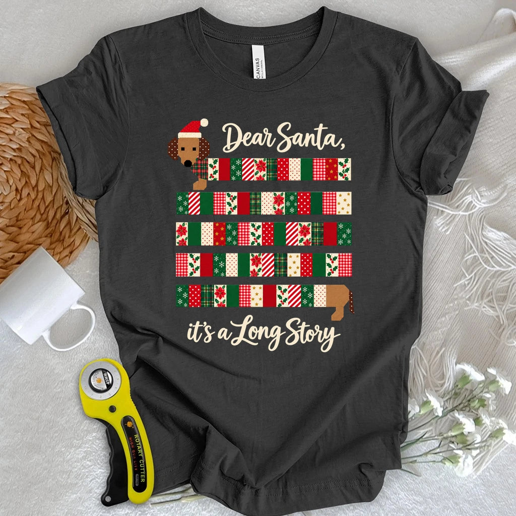 Dachshund Christmas Story T-shirt