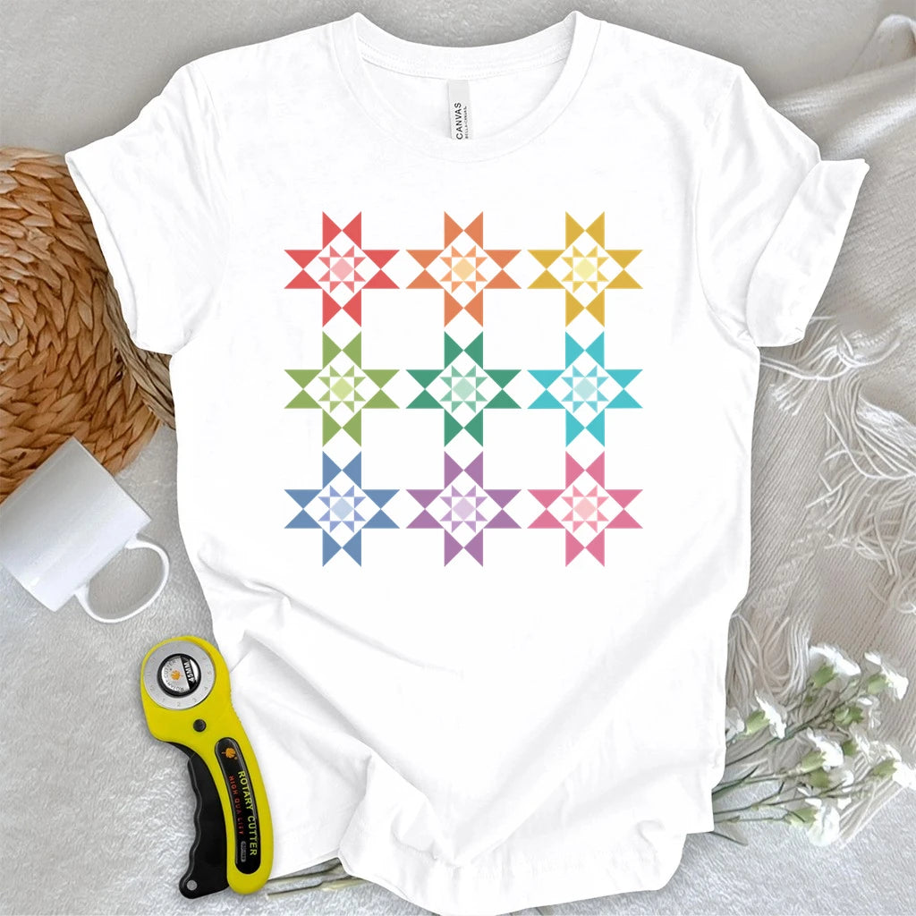 Ombre Quilt Blocks T-shirt