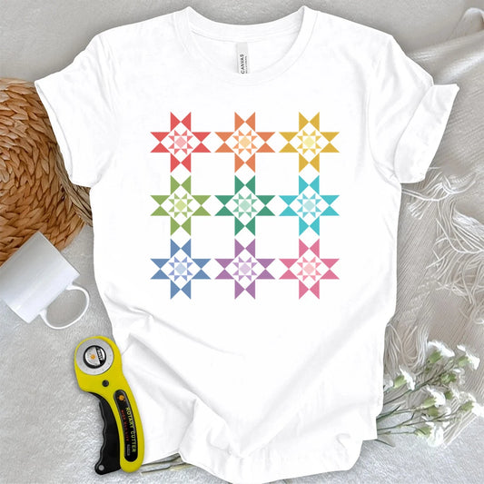 Ombre Quilt Blocks T-shirt