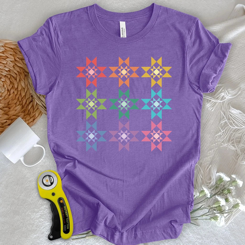 Ombre Quilt Blocks T-shirt