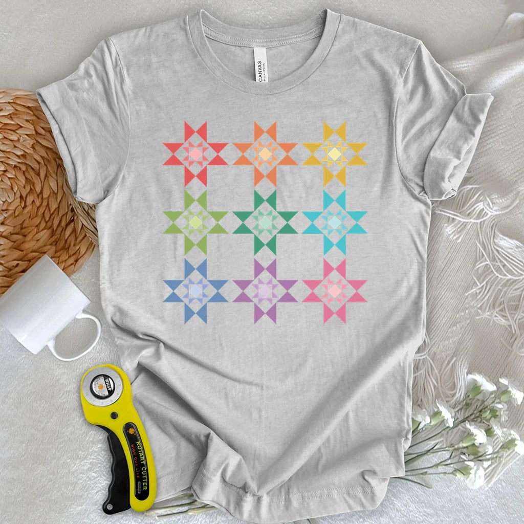 Ombre Quilt Blocks T-shirt