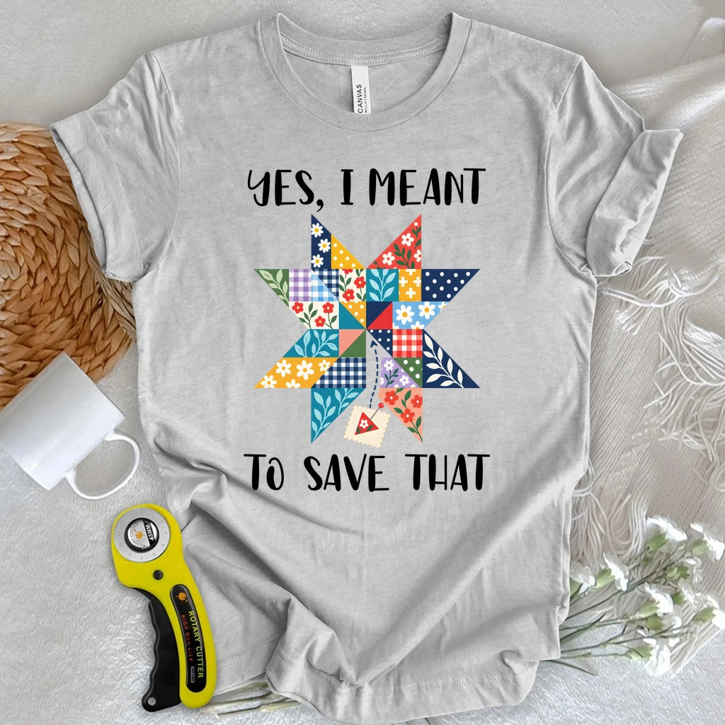 Save That Scrap T-shirt