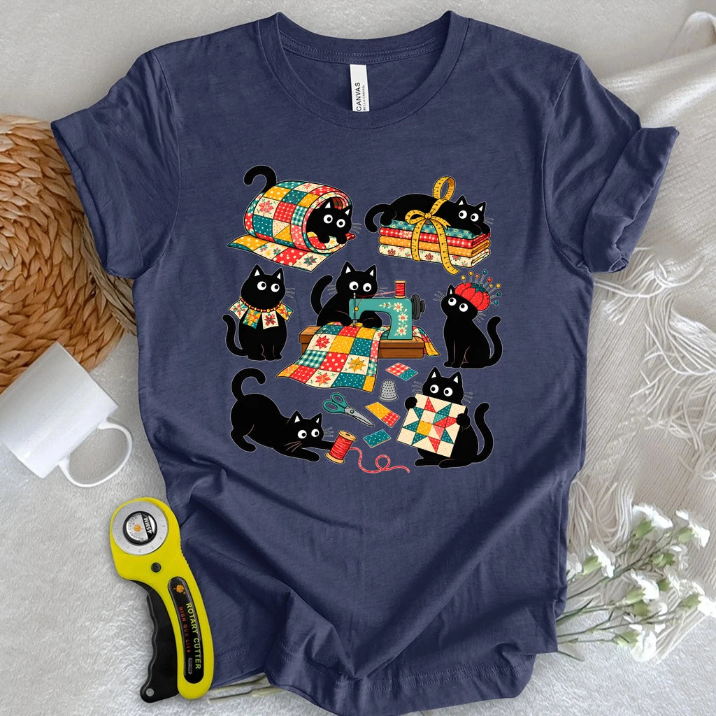 Quilting Cats T-shirt