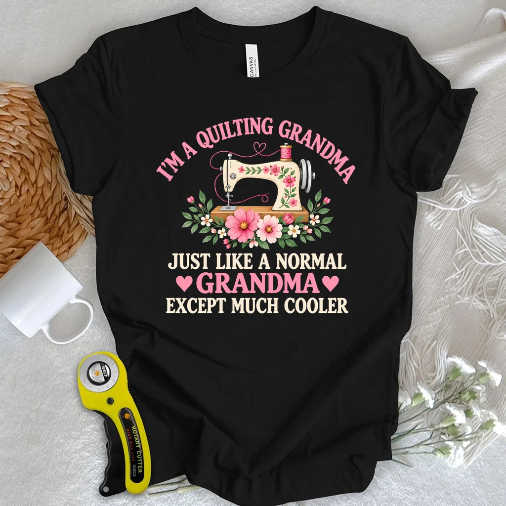 Cool Quilting Grandma T-shirt