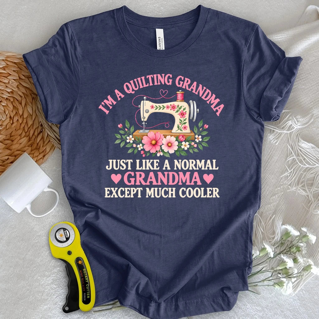 Cool Quilting Grandma T-shirt