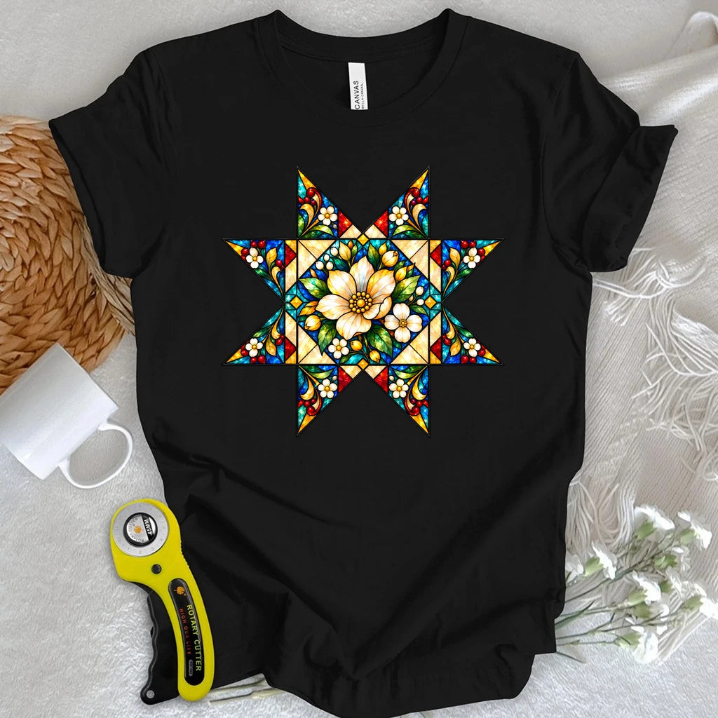 Stain Glass Star T-shirt