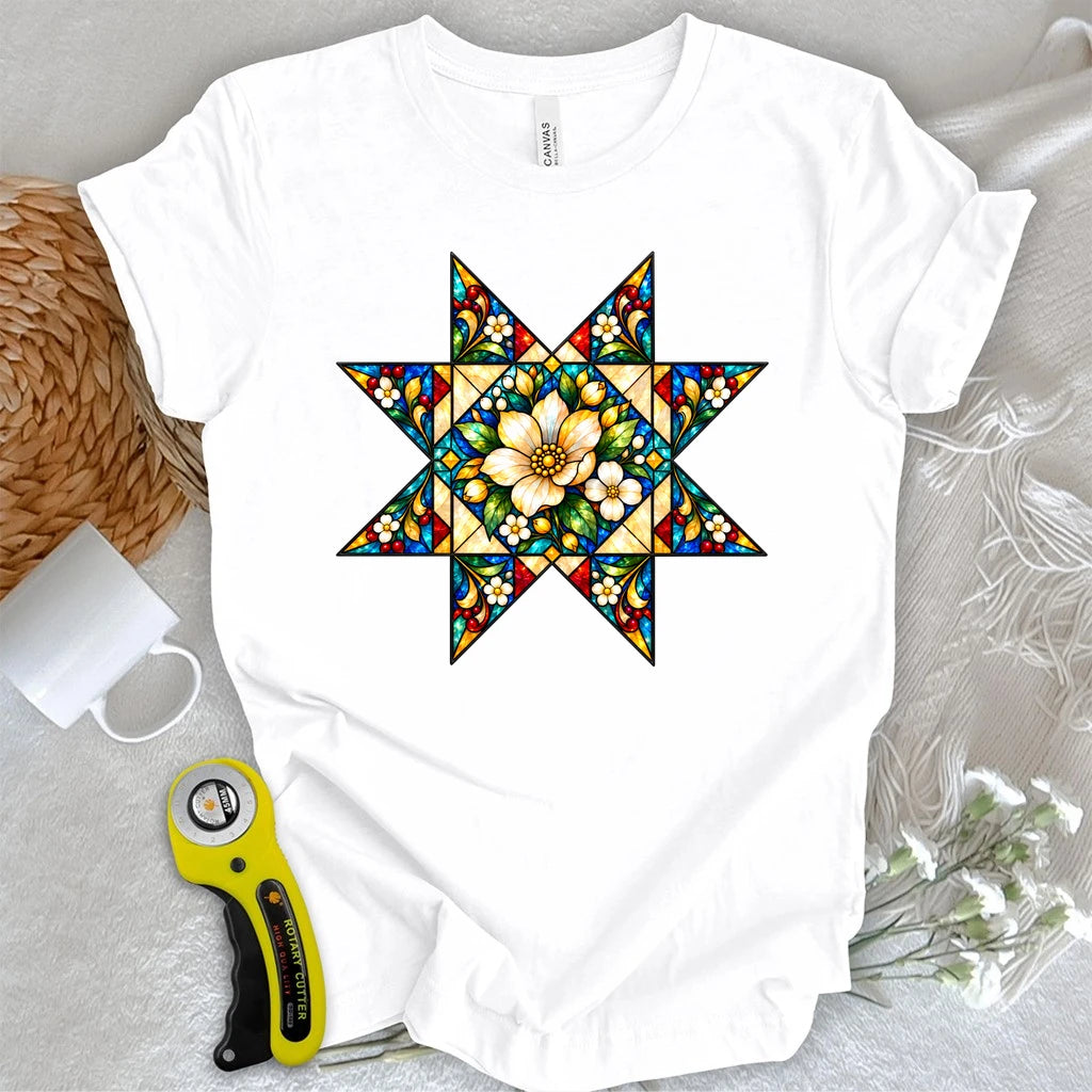 Stain Glass Star T-shirt