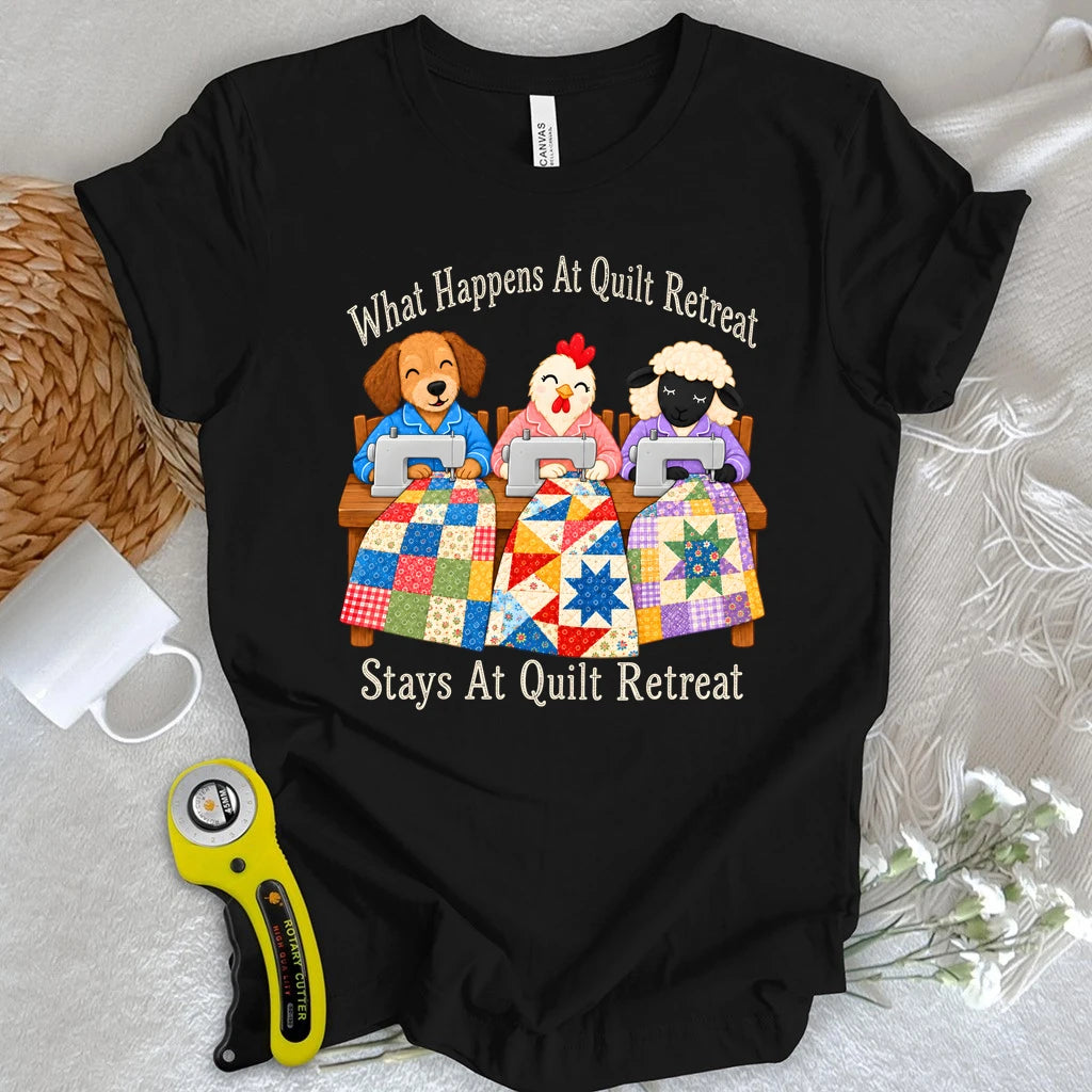 The Quilt Retreat Crew T-shirt