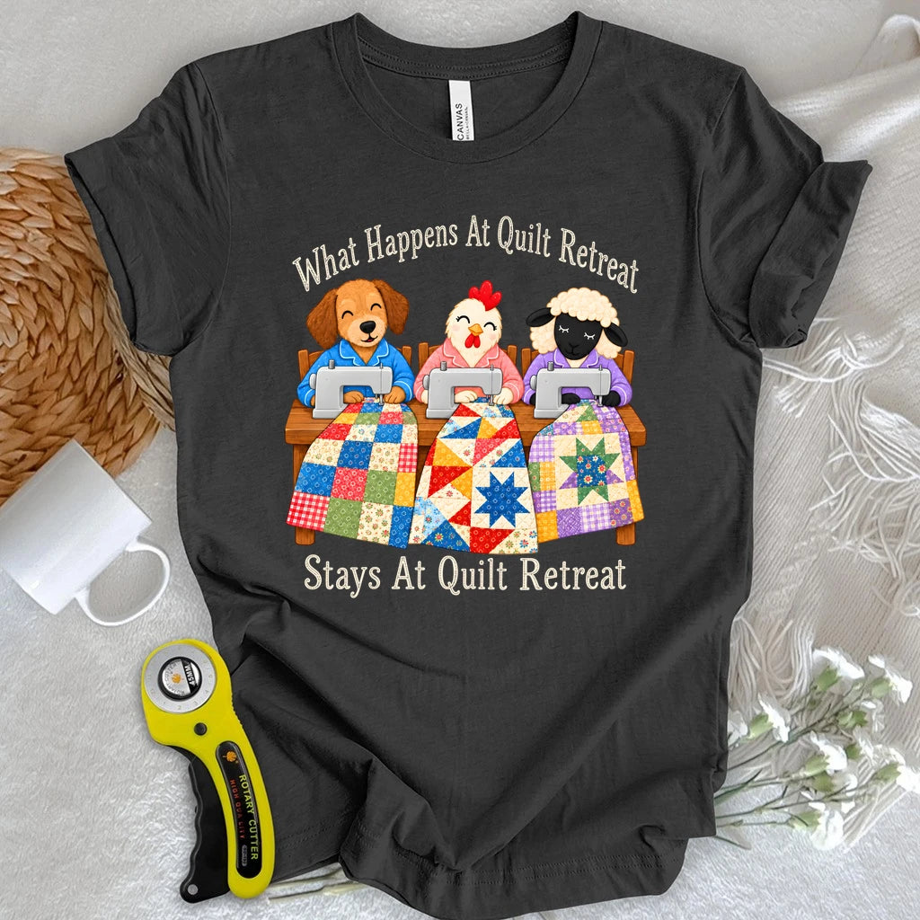 The Quilt Retreat Crew T-shirt