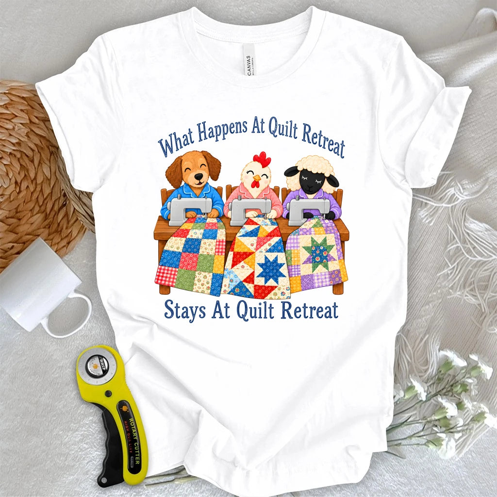 The Quilt Retreat Crew T-shirt