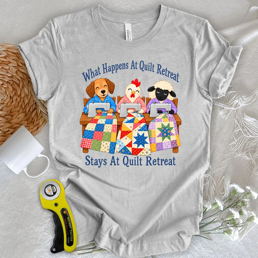 The Quilt Retreat Crew T-shirt