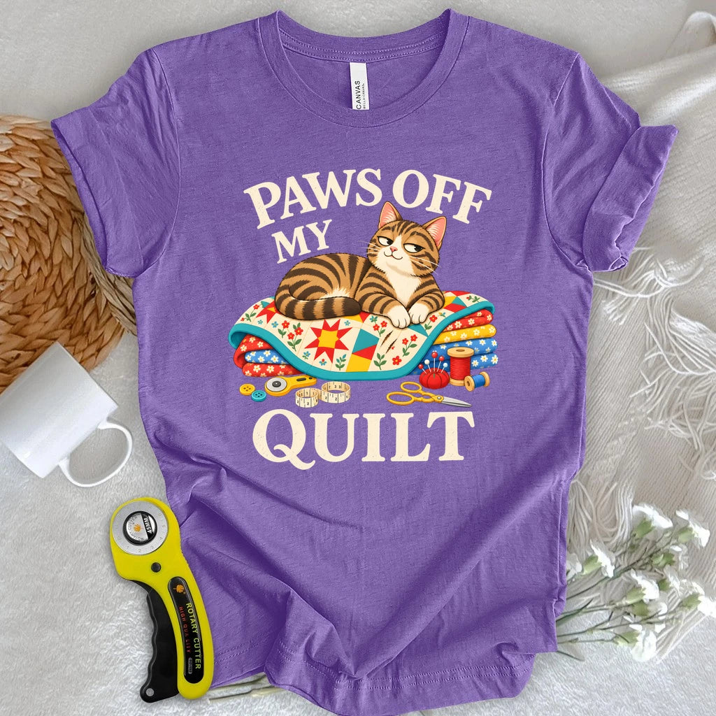 Paws Off My Quilt T-shirt